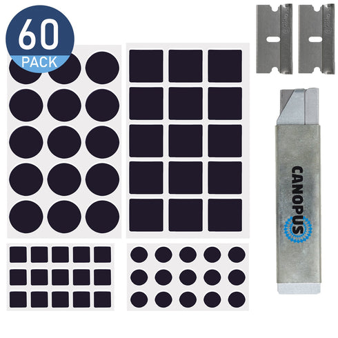 Round and Square Magnets with Adhesive Backing